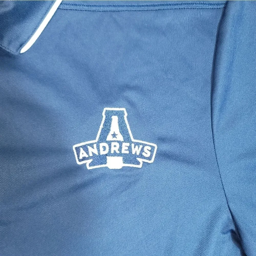 Nike Dri-FIT Golf Polo Shirt S Andrews Miller Lite Dallas Cowboys Promo Blue NWT